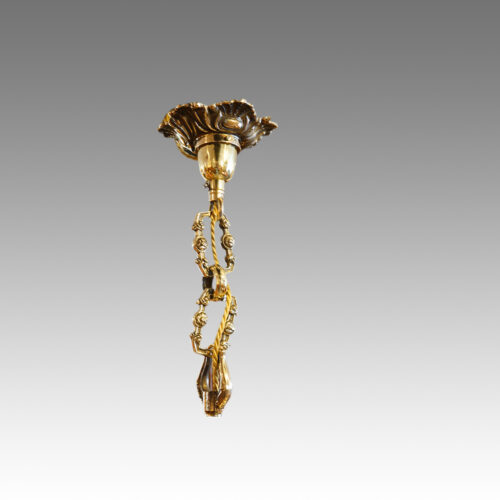 Pair of bronze chandeliers hanging chain