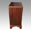 Pair of mahogany bedside chests side view