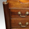 Pair of mahogany tray top bedsides detail