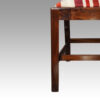 Set of 10 Chippendale style dining chairs front leg