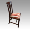 Set of 10 Chippendale style dining chairs side