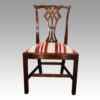 Set of 10 Chippendale style dining chairs single