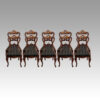 Set of 10 Victorian dining chairs