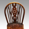 Set of 6 Wheelback chairs back