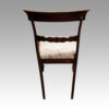 Set of 8 William IV bar back chairs rear