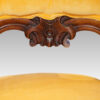 Setof 8 Victorian dining chairs stuffed backs rail