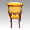 Set of 8 Victorian dining chairs stuffed backs rear