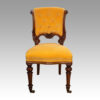 Set of 8 Victorian dining chairs stuffed backs side chair