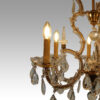 Venetian glass chandelier arms