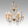 Venetian glass chandelier side