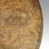 Victorian inlaid walnut oval loo table edge