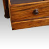 Victorian mahogany chest with bonnet cupboard disguised drawer