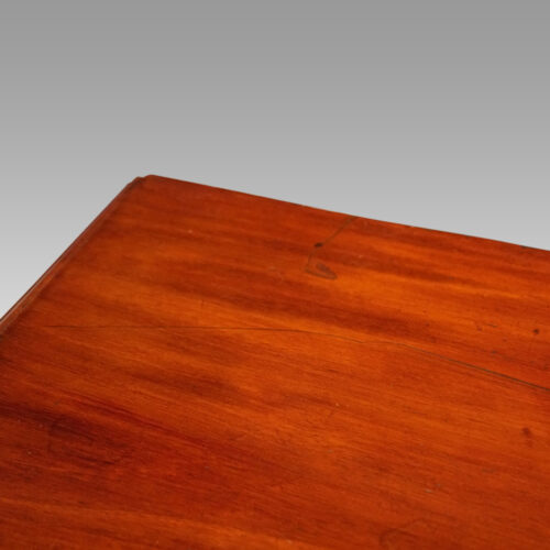 Victorian mahogany chest with bonnet cupboard sign of age