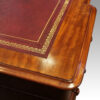Victorian mahogany pedestal desk corner