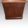 Victorian mahogany pedestal desk end