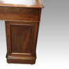 Victorian mahogany pedestal desk panel