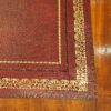 Victorian mahogany pedestal desk tooling
