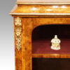 Victorian walnut display cabinet mount