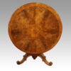 Victorian walnut marquetry centre table