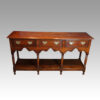 Antique oak dresser base