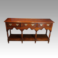 Antique oak dresser base
