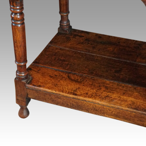 Antique oak dresser base pot board