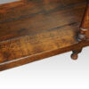 Antique oak dresser base pot board detail