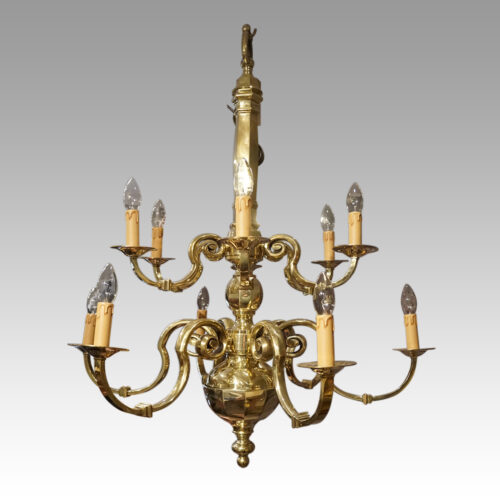 Bronze 2 tier chandelier