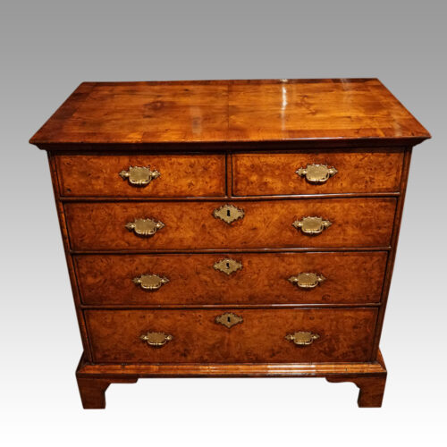 George I burr elm chest