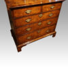 George I burr elm chest at angle