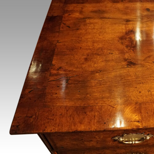 George I burr elm chest corner top