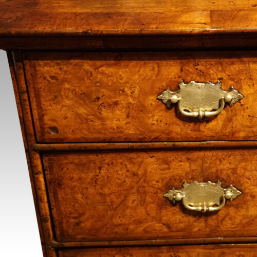 George I burr elm chest drawer