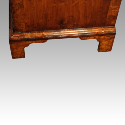 George I burr elm chest feet side view
