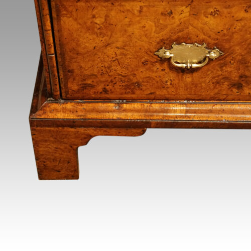 George I burr elm chest foot