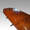 George V mahogany 3 pedestal dining table timber