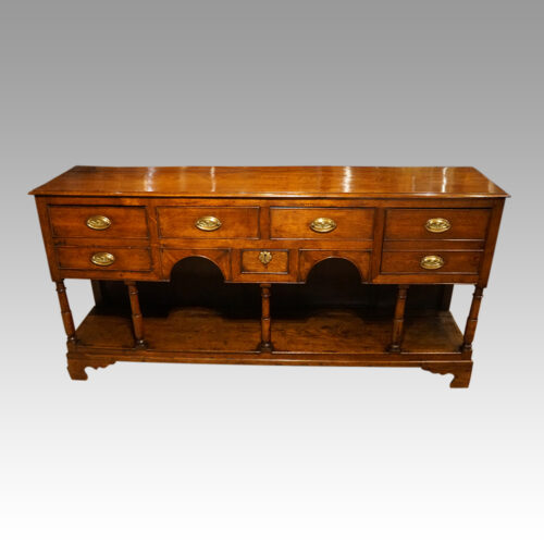 Georgian oak dresser base
