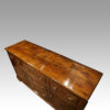 Georgian oak dresser cupboard base at angle