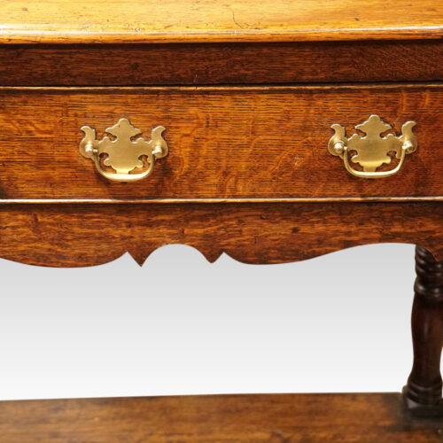 Georgian pot board dresser base drawer front