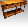 Georgian pot board dresser base drawers open
