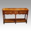 Georgian pot board dresser base front
