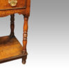 Georgian pot board dresser base front leg