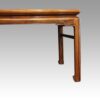 Rosewood coffee table leg detail