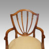Set of 8 shield back dining chairs armchair back