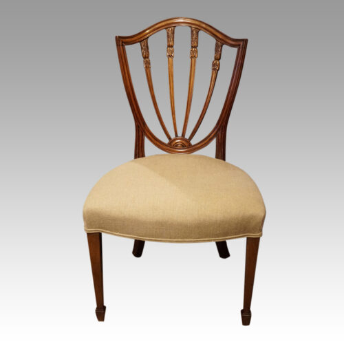 Set of 8 shield back dining chairs side chair
