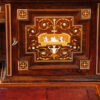 Victorian inlaid desk cupboard door