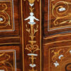 Victorian inlaid desk figures