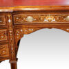 Victorian inlaid desk kneehole