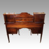 Victorian inlaid desk rear