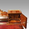 Victorian inlaid desk stationary shelves