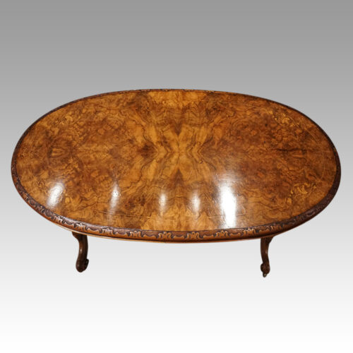 Victorian walnut coffee table top